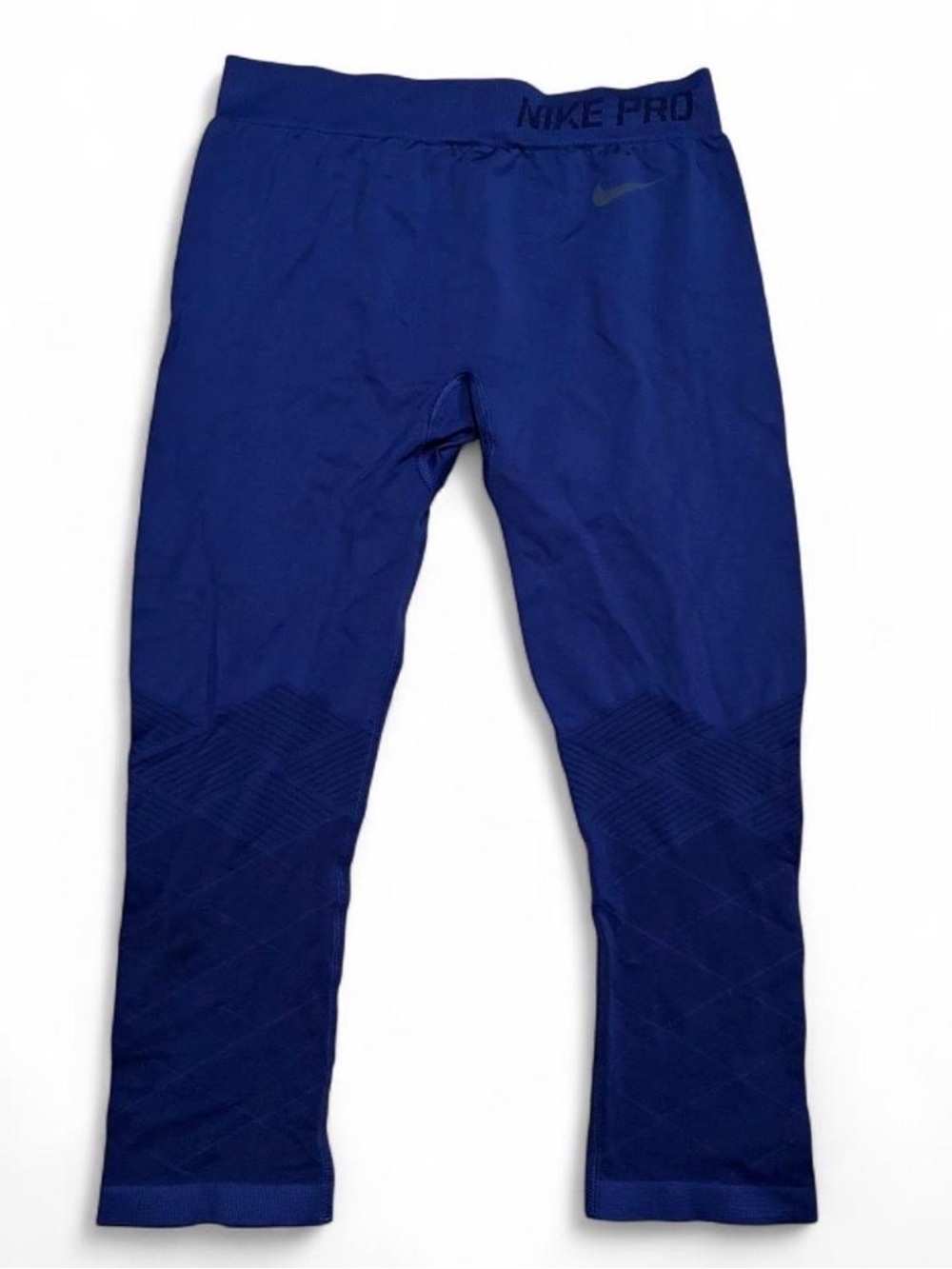 Nike Pro Compression 3/4 Length Blue Medium